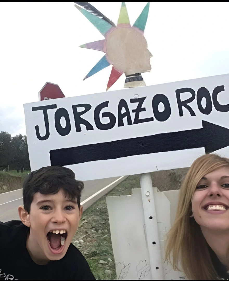 Denis e Inma, organizadores del Jorgazo Rock